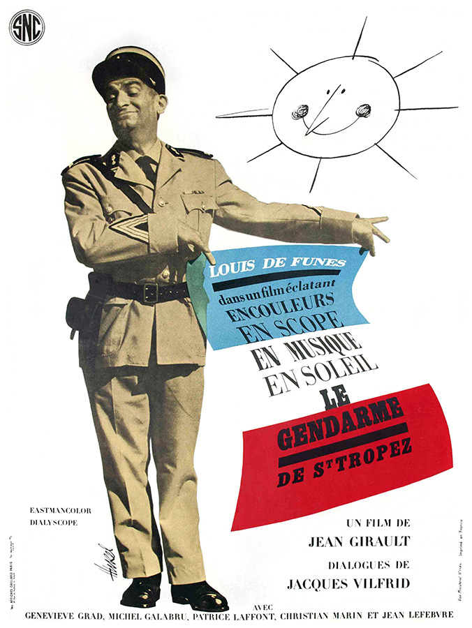 Le Gendarme de Saint-Tropez (Jean Girault, 1964) - Illustrateur : Clément Hurel