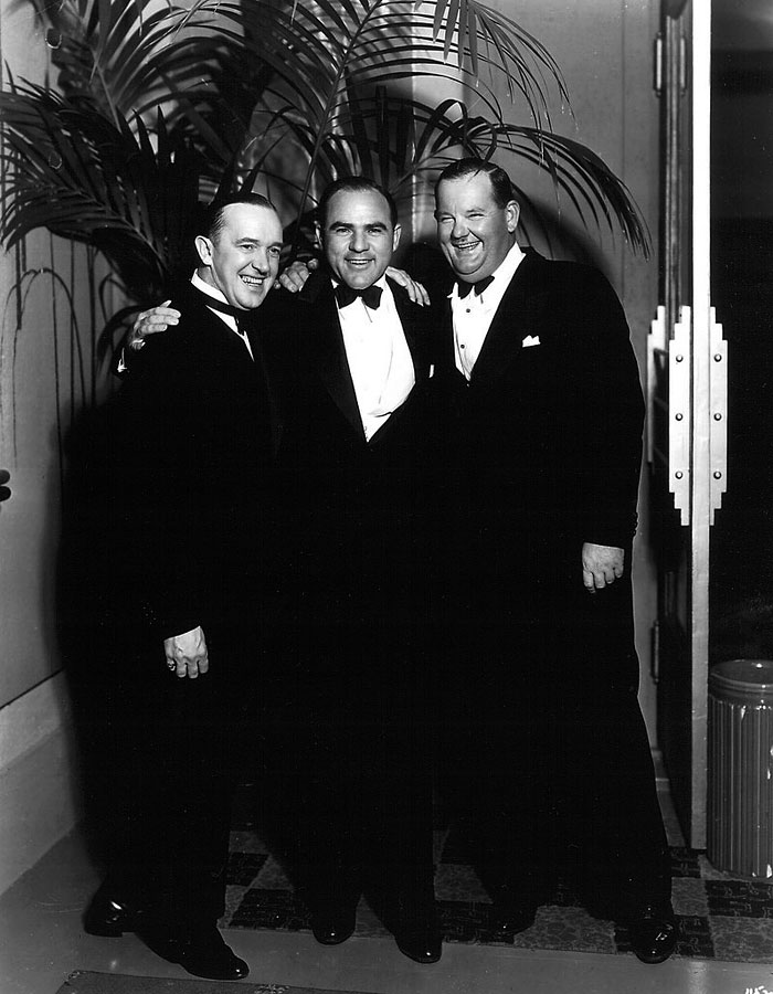 Hal Roach avec Laurel et Hardy