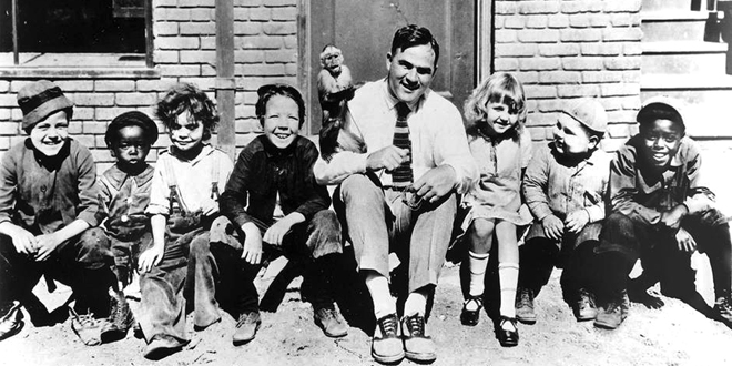 Hal Roach avec ses "Petites canailles"