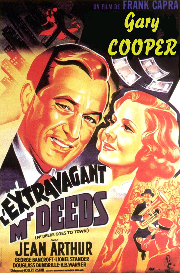 L'Extravagant Mr. Deeds (Mr. Deeds Goes to Town) de Frank Capra (1936)