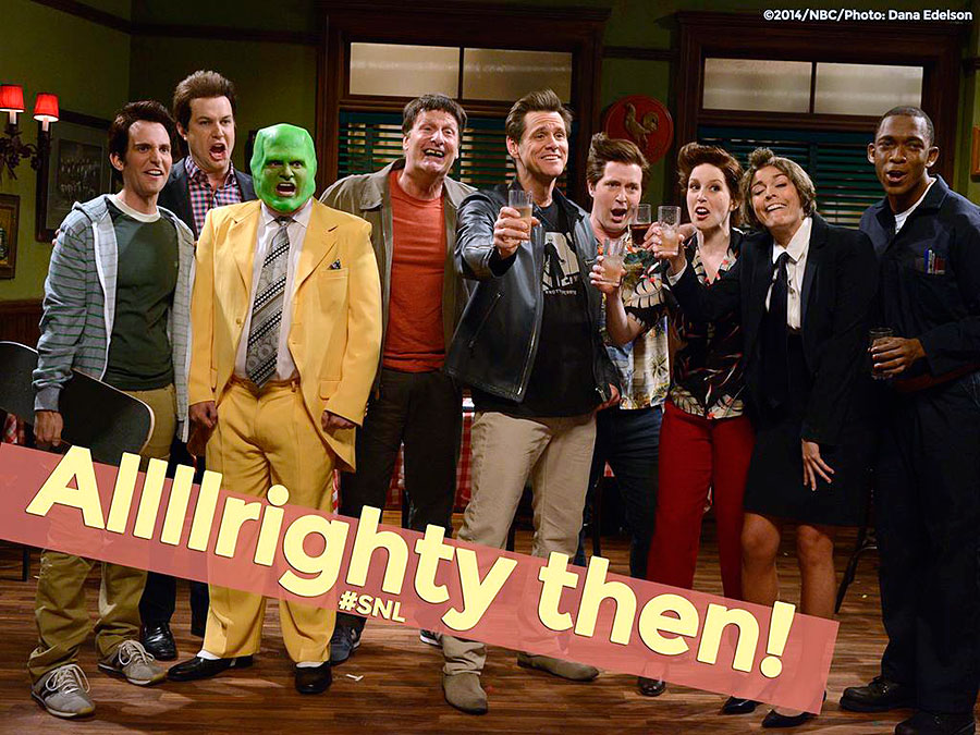 Jim Carrey Family Reunion - Saturday Night Live (2014/10/25)
