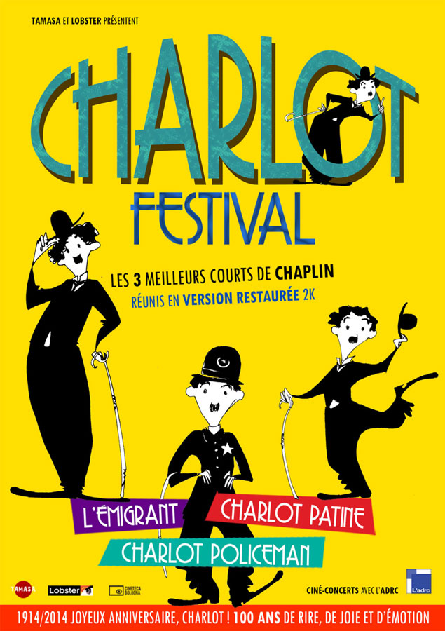Charlot festival 2014 (L'Émigrant / Charlot patine / Charlot policeman)