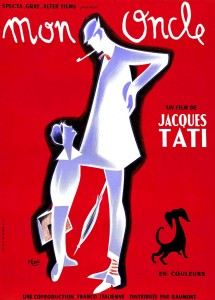 Mon oncle (Jacques Tati, 1958) - Affiche dessinée par Pierre Étaix