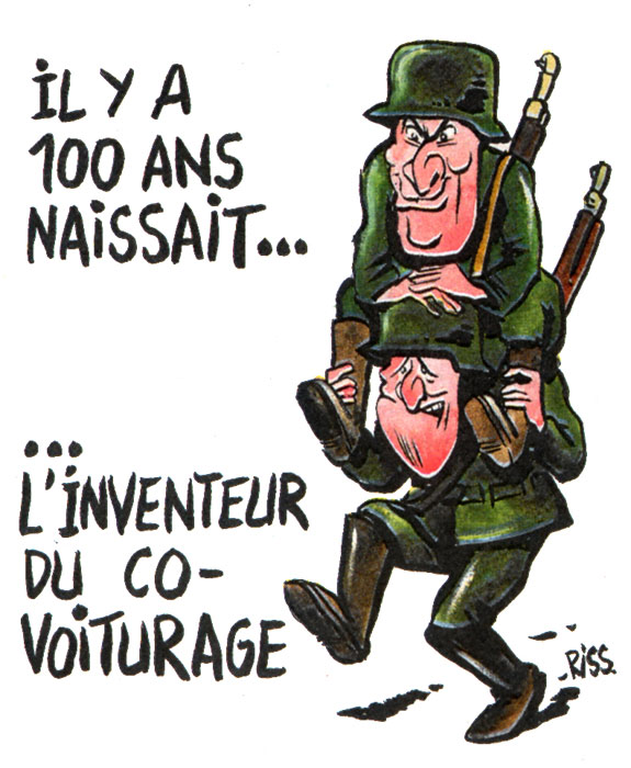 Charlie Hebdo N° spécial Louis de Funès - dessin de Riss ©