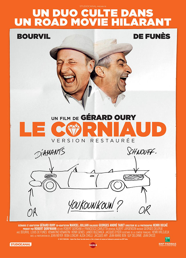Le Corniaud (Gérard Oury, 1965) / comédies à Vincennes au Festival Au-delà de l'écran