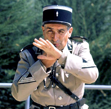 Louis de Funès dans Le Gendarme de Saint-Tropez (Jean Girault, 1964)