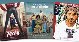 Sorties Comédie du 8 juin 2016 : American Hero, Bienvenue à Marly-Gomont, Vicky.