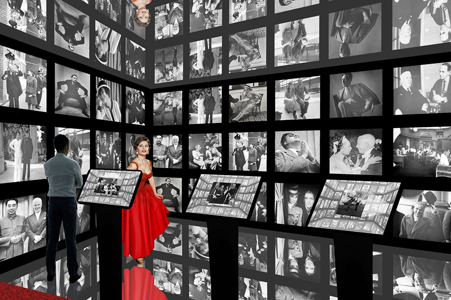 Chaplin's World / mur d'images - Sophia Loren