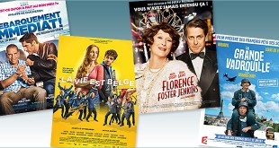 Toutes les sorties Comédie du 13 juillet 2016 : Débarquement immédiat !, Florence Foster Jenkins, La Vie est belge, La Grande vadrouille (Reprise).