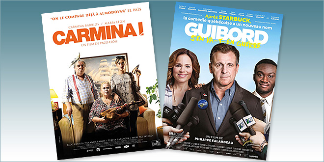 Toutes les sorties Comédie du 27 juillet 2016 : Carmina !, Guibord s'en va-t-en guerre.