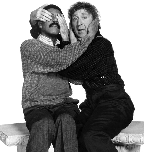 Richard Pryor et Gene Wilder en 1989 dans Pas nous ! Pas nous ! (See No Evil, Hear No Evil)
