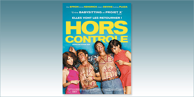 sorties Comédie du 17 août 2016 : Hors contrôle.