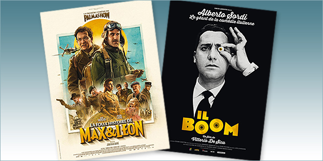 Toutes les sorties Comédie du 2 novembre 2016 : La Folle Histoire de Max et Léon (le 1 novembre), Il Boom (inédit, 1963).