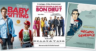 Toutes les sorties Comédie du 16 avril 2014 : Babysitting, Qu'est-ce qu'on a fait au Bon Dieu ?, Le Mécano de la General (reprise).