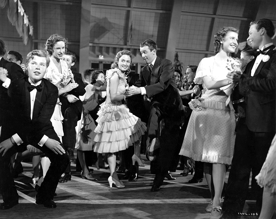 James Stewart et Donna Reed dans La Vie est belle (It's A Wonderful Life) de Frank Capra (1946)