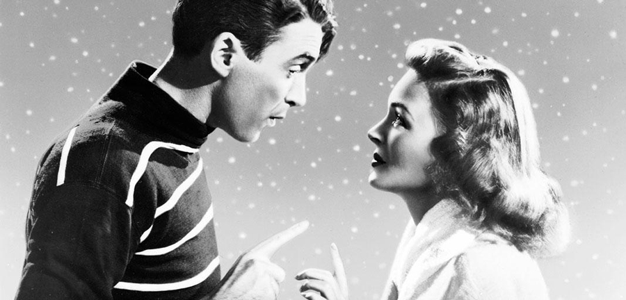 James Stewart et Donna Reed dans La Vie est belle (Frank Capra, 1946)