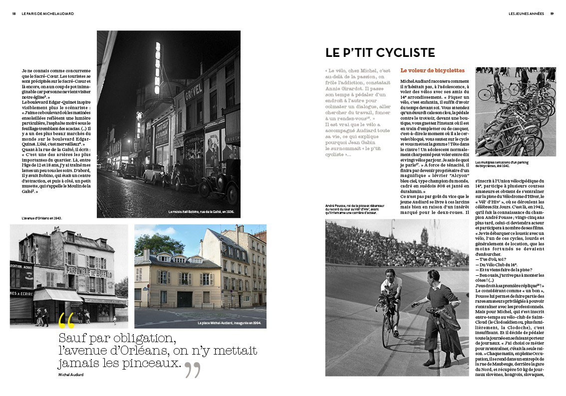 Le Paris de Michel Audiard de Philippe Lombard (Éditions Parigramme) - Le P'tit Cycliste