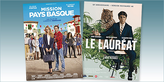 sorties Comédie du 12 juillet 2017 : Mission Pays basque, Le Lauréat