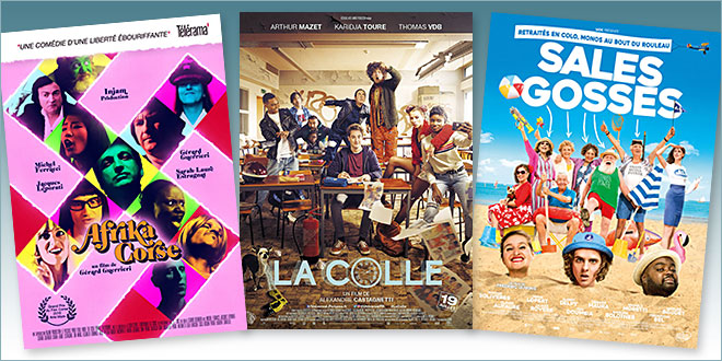 sorties Comédie du 19 juillet 2017 : Afrika Corse, La Colle, Sales gosses