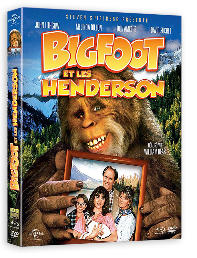 Bigfoot et les Henderson (Harry and the Hendersons, 1987) de William Dear - DVD/BD
