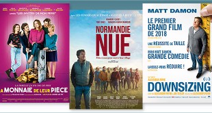 sorties Comédie du 10 janvier 2018 : La Monnaie de leur pièce, Normandie nue, Downsizing