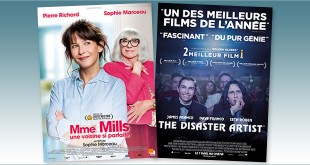 sorties Comédie du 7 mars 2018 : Mme Mills une voisine si parfaite, The Disaster Artist