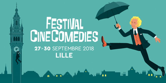 Lancement du premier Festival CineComedies du 27 au 30 septembre 2018 à Lille