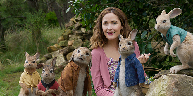 Rose Byrne dans Pierre Lapin (Will Gluck, 2018) - Box-office français du 4 au 10 avril 2018