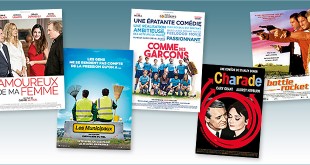 sorties Comédie du 25 avril 2018 : Amoureux de ma femme, Comme des garçons, Les Municipaux, Charade (rep.1963), Bottle Rocket (rep.1996)