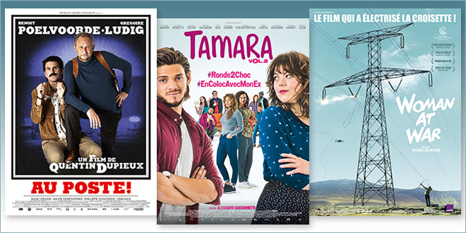 sorties Comédie du 4 juillet 2018 : Au poste !, Tamara vol.2, Woman at War