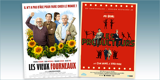 Sorties Comédie du 22 août 2018 : Les Vieux fourneaux, Les Producteurs (The Producers, 1968)