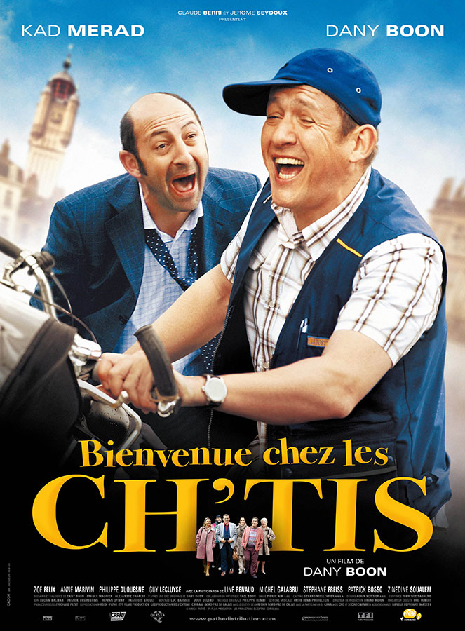 Bienvenue chez les Ch'tis (Dany Boon, 2008)