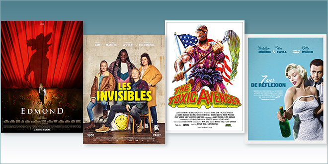 sorties Comédie du 9 janvier 2019 : Edmond, Les Invisibles, The Toxic Avenger (1984), 7 ans de réflexion (1955)