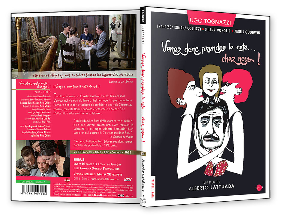 DVD de Venez donc prendre le café chez nous ! (Alberto Lattuada, 1970) - DVD