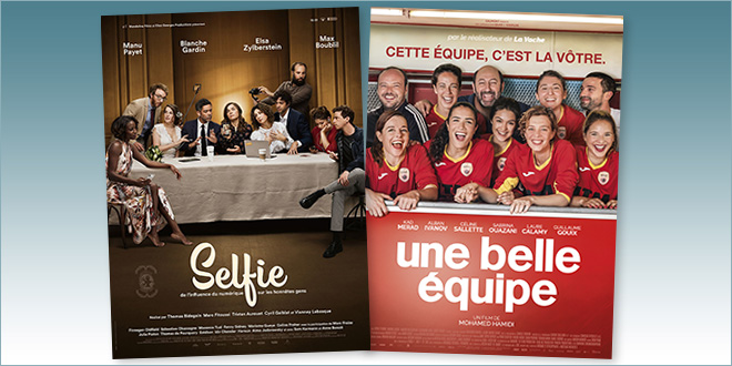 sorties Comédie du 15 janvier 2020 : Selfie, Une belle équipe