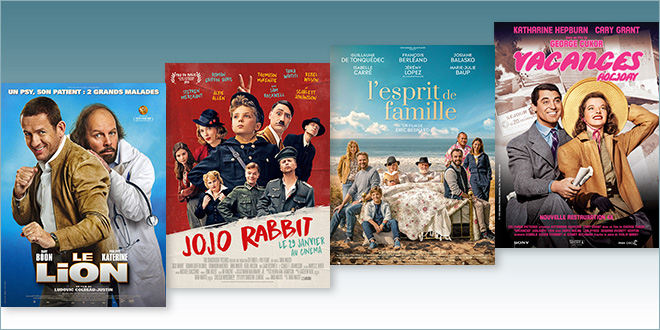 sorties Comédie du 29 janvier 2020 : Le Lion, Jojo Rabbit, L'Esprit de famille, Vacances (Holiday, 1938)