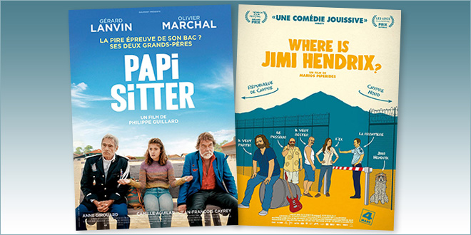 sorties Comédie du 4 mars 2020 : Papi sitter, Where is Jimi Hendrix ? (Smuggling Hendrix)