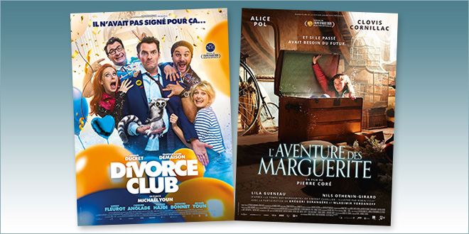 sorties Comédie du 14 juillet 2020 : Divorce club, L'Aventure des Marguerite