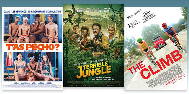 sorties Comédie du 29 juillet 2020 : T'as pécho ?, Terrible jungle, The Climb