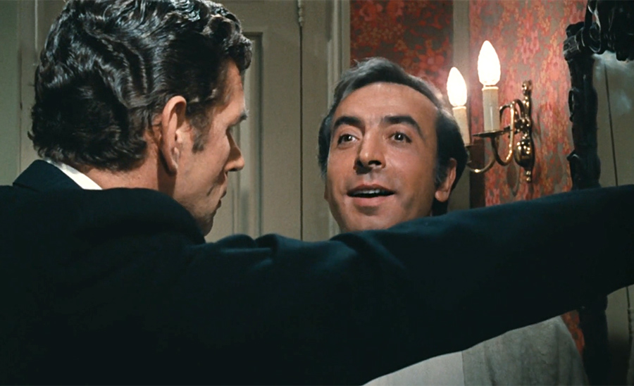 Michel Constantin et Robert Castel dans Il était une fois un flic (Georges Lautner, 1971) - © Gaumont