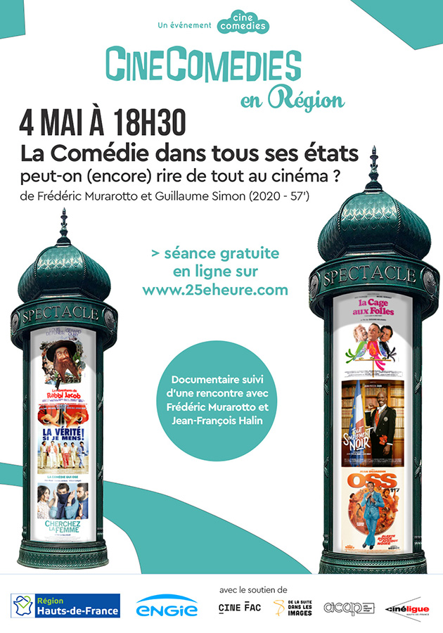 CineComedies en Région - 4 mai 2021 - La Comédie dans tous ses états, peut-on (encore) rire de tout au cinéma ? (2020)