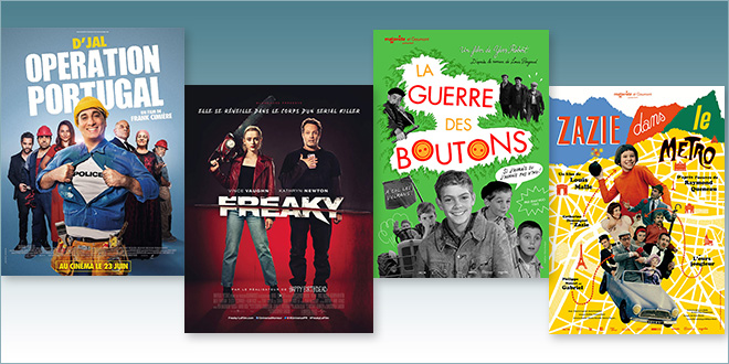 sorties Comédie du 23 juin 2021 : Opération Portugal, Freaky, La Guerre des boutons (1962), Zazie dans le métro (1960)