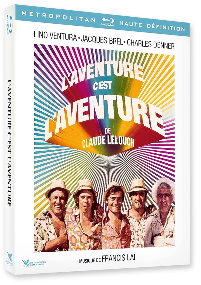 L'Aventure c'est l'aventure (1972) de Claude Lelouch - Édition Blu-ray 50ème anniversaire