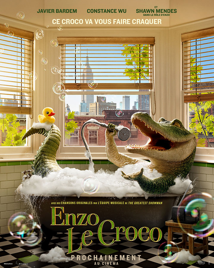 Enzo le croco (Lyle, Lyle, Crocodile) de Will Speck et Josh Gordon (2022)