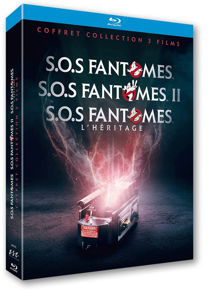 Coffret Collection 3 Films : S.O.S fantômes I + II de Ivan Reitman + S.O.S fantômes : L'Héritage de Jason Reitman (Sony Pictures) - Blu-ray