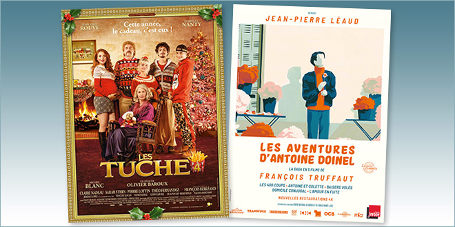 sorties Comédie du 8 décembre 2021 : Les Tuche 4, Les Aventures d'Antoine Doinel (Baisers volés, Domicile conjugal, L’Amour en fuite)