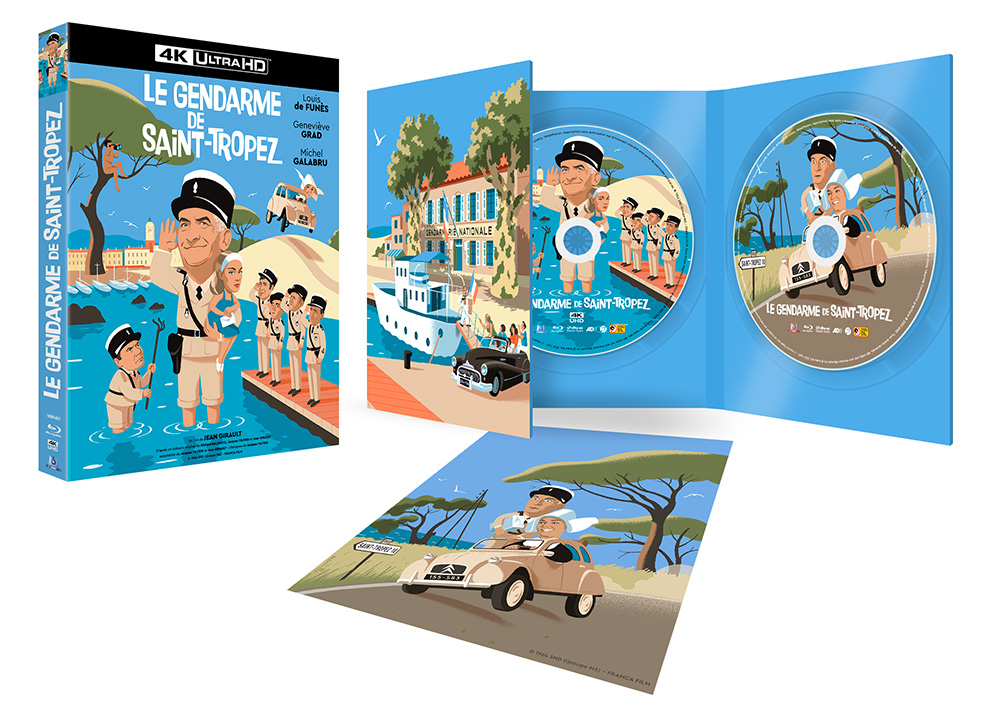 Le Gendarme de Saint-Tropez (Jean Girault, 1964) - 4K UHD + Blu-ray