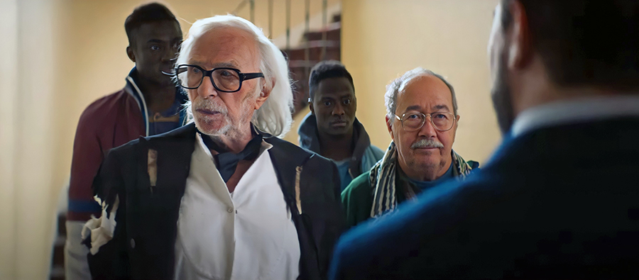 Pierre Richard et Jean Sarrus dans Les Vieux Fourneaux 2 - © Apollo Films - Orange Studios