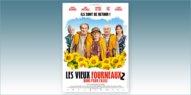 sorties Comédie du 17 août 2022 : Les Vieux Fourneaux 2 : bons pour l'asile