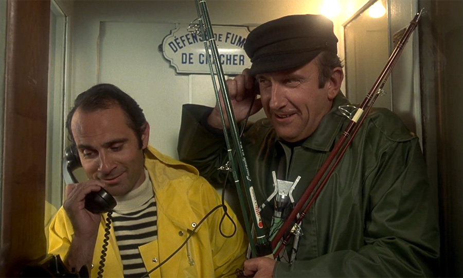 Guy Marchand et Daniel Ceccaldi dans L'Hôtel de la plage (Michel Lang, 1978)
